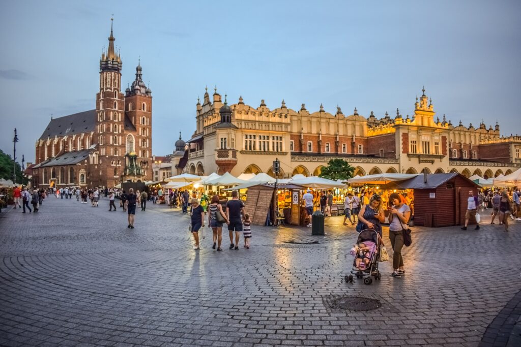 Krakow, Town, Square