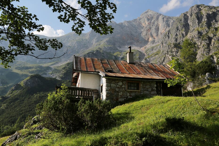 Mountains, Alpine cabin, Austria image