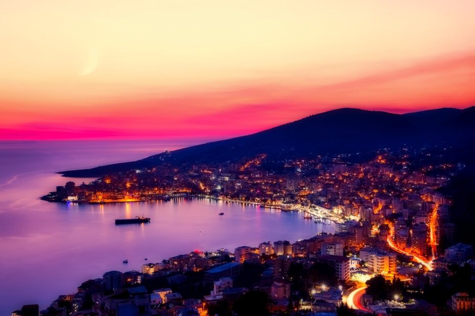 Sarande, Albania, Panorama image