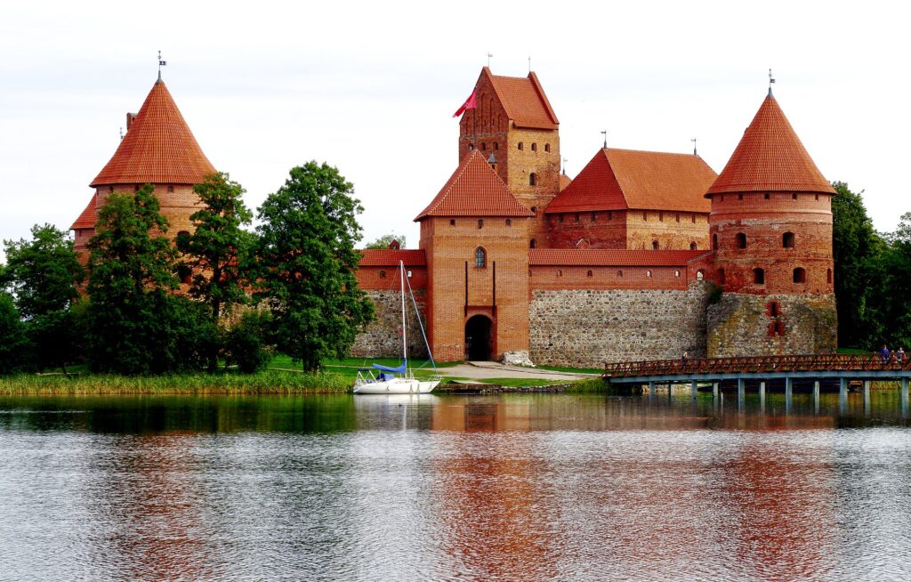 Trakai castle, Wasserburg